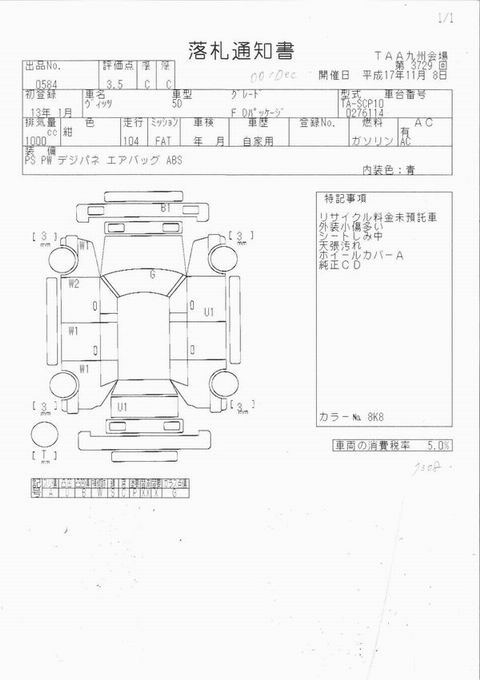 2000 Toyota Vitz Pics