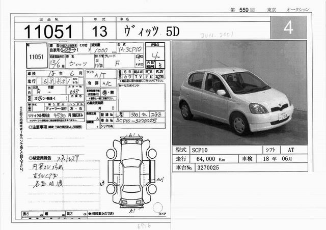 2001 Toyota Vitz Pictures