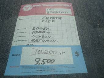 2005 Toyota Vitz Images