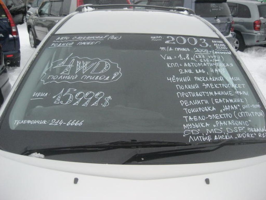 2003 Toyota Voltz
