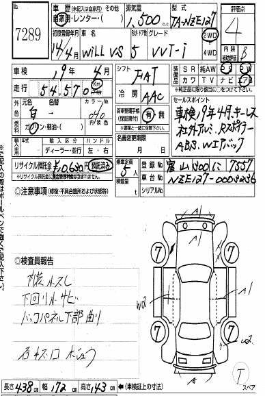 2002 Toyota WiLL VS Pictures