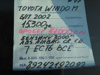 2002 Toyota Windom