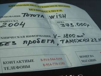 2004 Toyota Wish Pictures