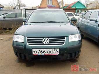 2001 Volkswagen Passat Pictures