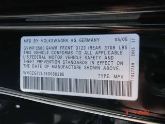 2005 Volkswagen Touareg Photos