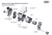 Audi E-tron Sportback 55 95 kWh (408 Hp) quattro 2020 - present