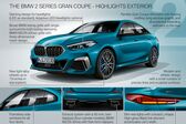 BMW 2 Series Gran Coupe (F44) 220d (190 Hp) Steptronic 2019 - present