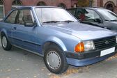 Ford Escort III (GAA,AWA,ABFT,AVA) 1.6 XR3i (105 Hp) 1982 - 1985