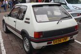 Peugeot 205 I (741A/C) 1.9 GTI (128 Hp) 1986 - 1987