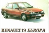 Renault 19 Europa 1.4i (60 Hp) 1996 - 2000