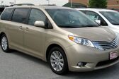 Toyota Sienna III 3.5 V6 (266 Hp) Automatic 2010 - 2017